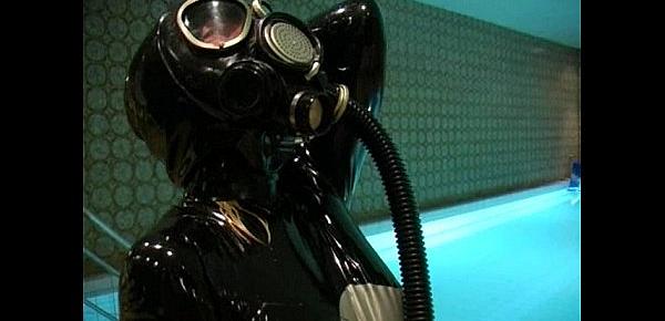  Gas Mask Breathplay by the Pool